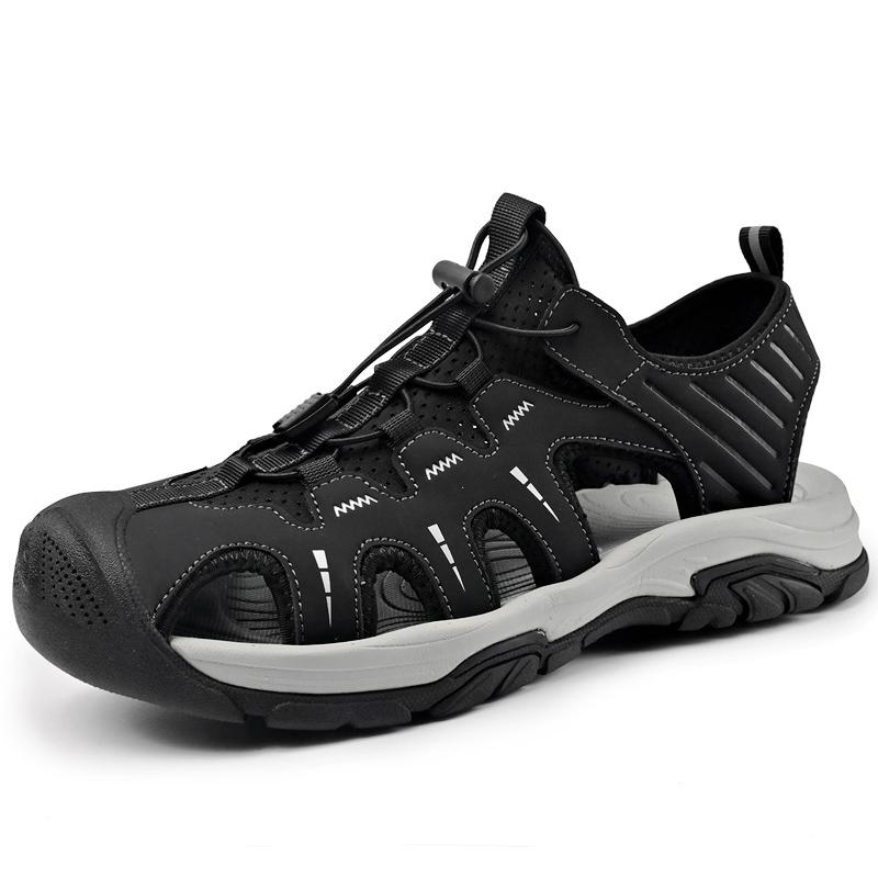 Genuine Leather Men Sandals Summer Men Beach Sandals Outdoor Sandals For Men