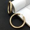 Punk Fashion 70mm Diameter Wide Big Hoop Earrings For Women Statement Earrings Brincos Jewelry Accessories