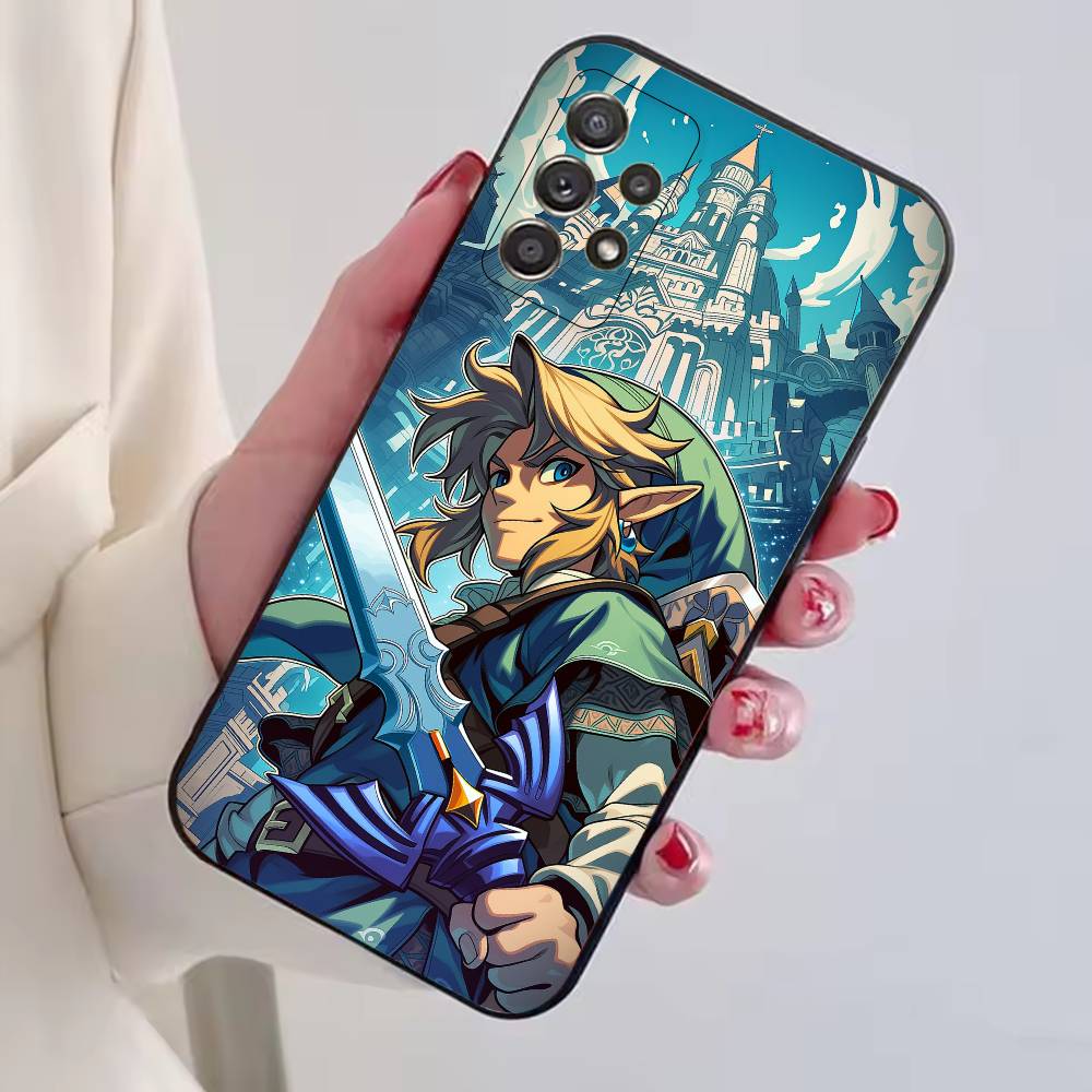 Game Z-Zelda L-Link Phone Case For Samsung S25,S24,S21,S22,S23,S30,Ultra,S20,Plus,Fe,Lite,Note,10,Black Cover