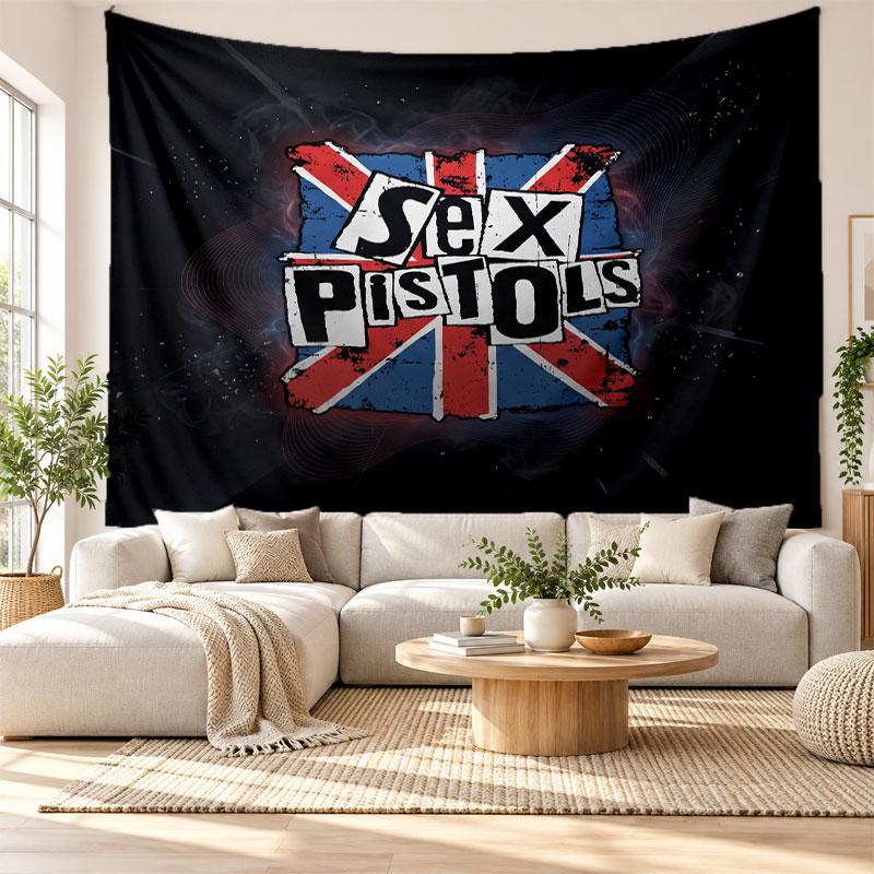 Sex Pistols Wall Tapestry, Soft Fabric Wall Hanging, Decorative Backdrop For Bedroom Home Wall Art