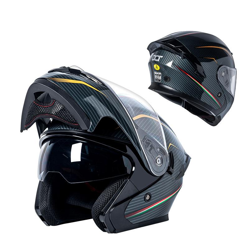 Шлемы мужские мотоциклетные, открытые поверхности, электрические двойного назначения