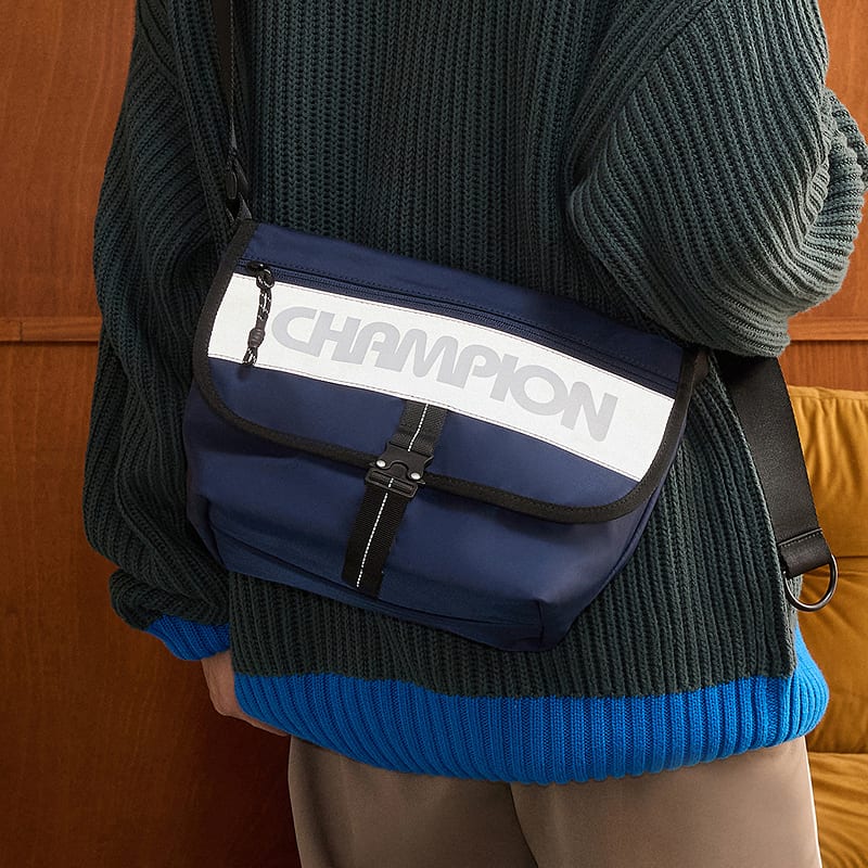 Champion Fabric Shoulder Bag, Crossbody Bag Unisex Multicolor U4DACPU27