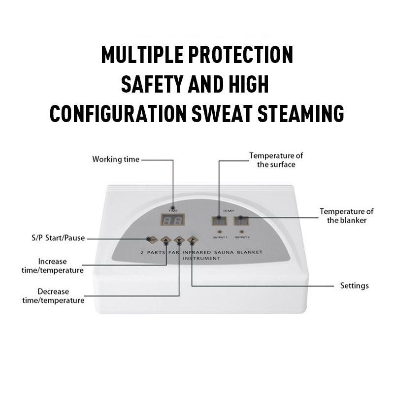 Infrared Sauna Blanket-Sauna Blanket for Home Use, Portable Design for Relaxation, Detoxification and Weight Lost