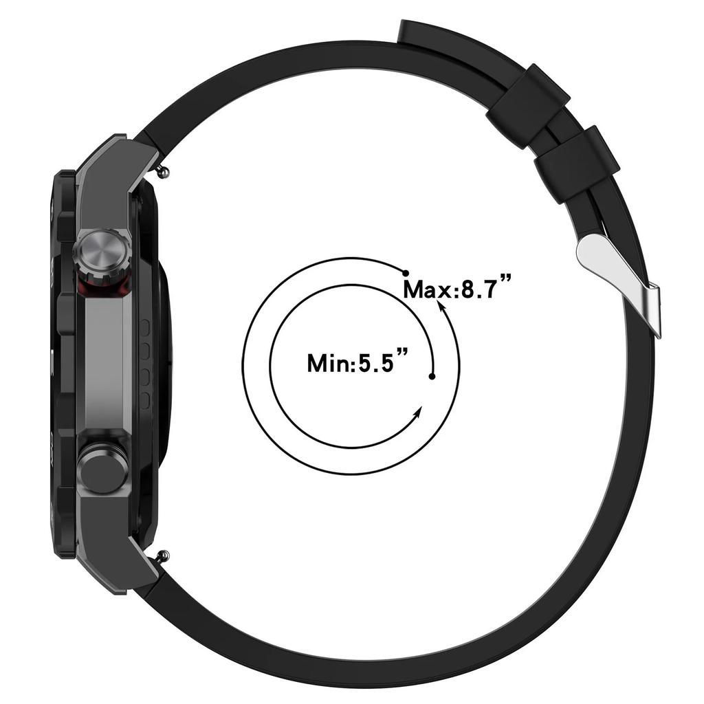 22 мм силиконовый ремешок для Huawei Watch GT 5/4 Pro mm/Ultimate/Buds/GT 3 2 PRO 46 мм ремень браслет для Samsung Galaxy Watch 3 45 мм/Gear S3 ремешок