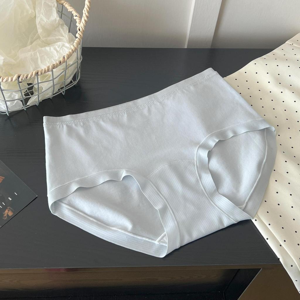 Мощные базовые женские трусики-сетка 9801, цвета низкой насыщенности, удлиненная ластовица, дизайн «банан», 60 штук.