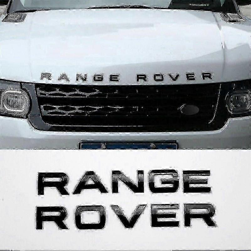 Набор эмблем-букв Range Rover Глянцевый Черный для Vogue, Sport и Evoque - JA less