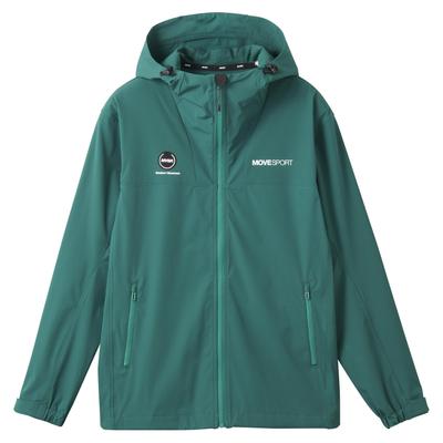 Джерси Descente 4WAY Stretch Nylon Full Zip Hoodie 4WAY Stretch Water Repellent Training Running Green M [Move Sports]