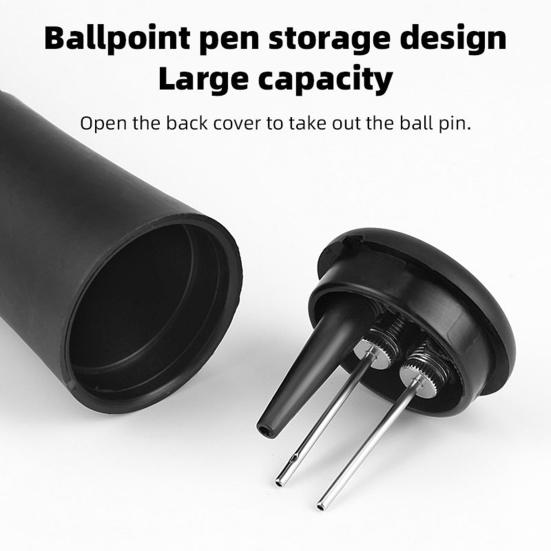 Sports Ball Pump Portable Air Pump Ball Inflator with Needle Storage Push And Pull Inflating System Hand