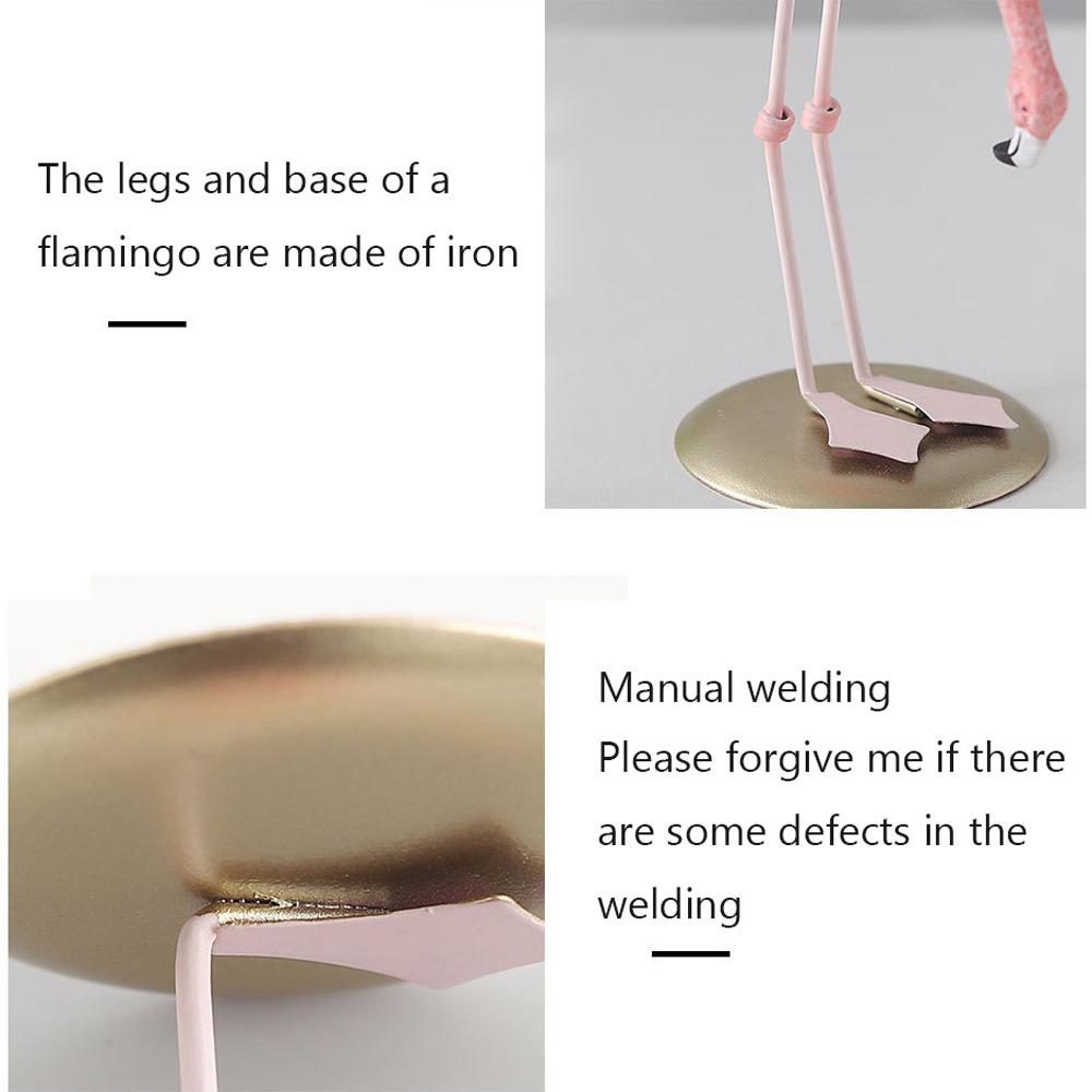 Modern Party Office Wedding Miniature Animal Statue Home Decoration Flamingo Figurine Desk Ornament