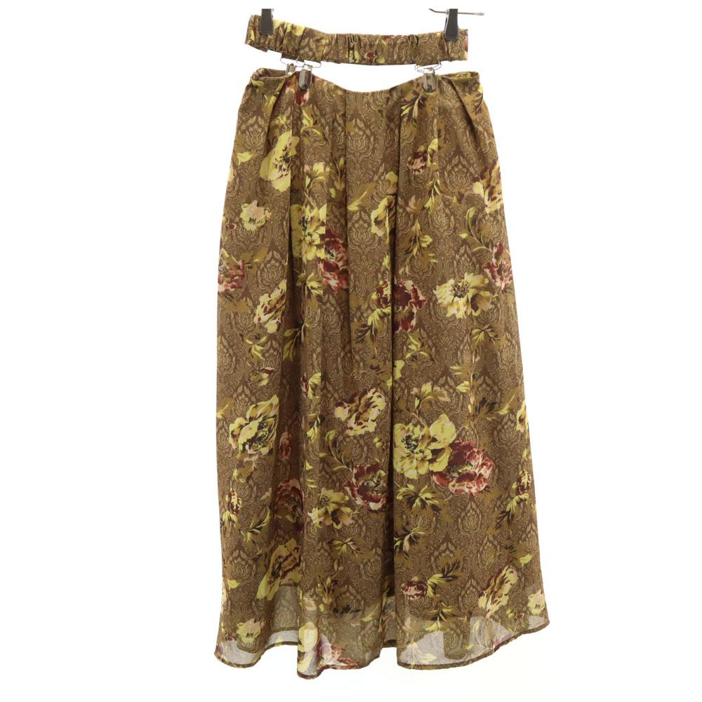 AMERI UNDRESSED Overall handle Long length skirt S Brown Women Used