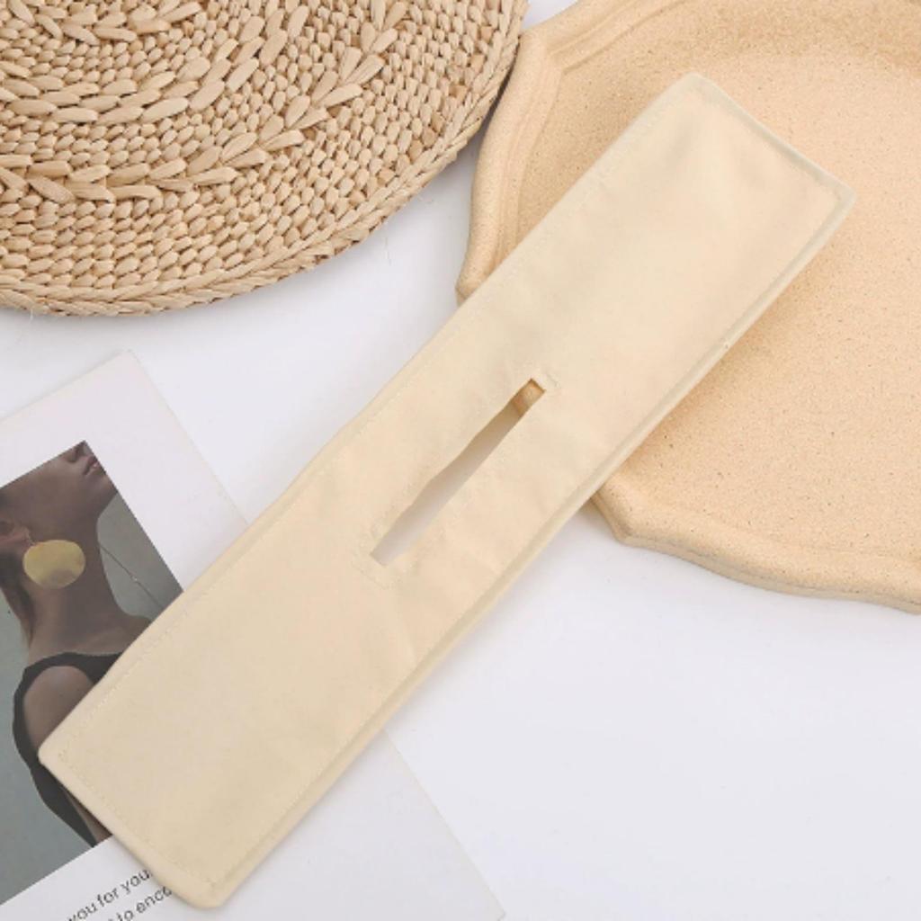 Заколка-повязка для создания пучка с узором в горошек