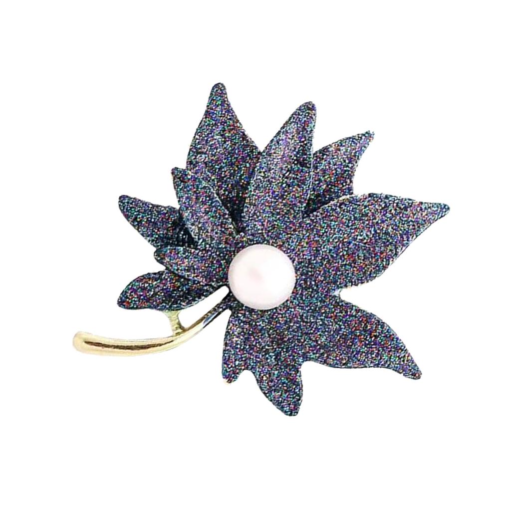 Elegant Maple Leaf Brooch With Secure Closure Clothing Fastener For Women Fashion Jewelry Party Garment Accessories