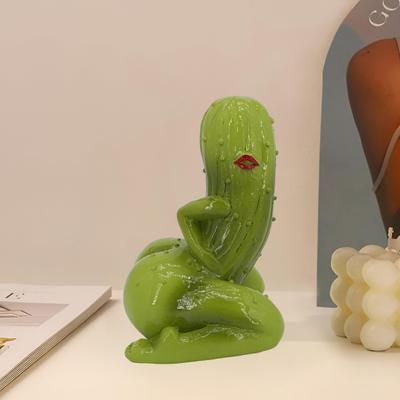 Сексуальное украшение в виде соленья, ручная работа, статуэтка пикантного соленья из смолы, настольная дерзкая фигурка в виде соленья, розыгрыш, подарок для любителей солений