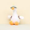 Adorable White Goose Plush Toy Keychain Cartoon Duck Doll Backpack Charm