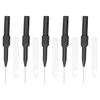 5Pcs Test Probe Piercing Needle 0.7mm with Sheath Testing Accessory Set Kit for MultimeterBlack