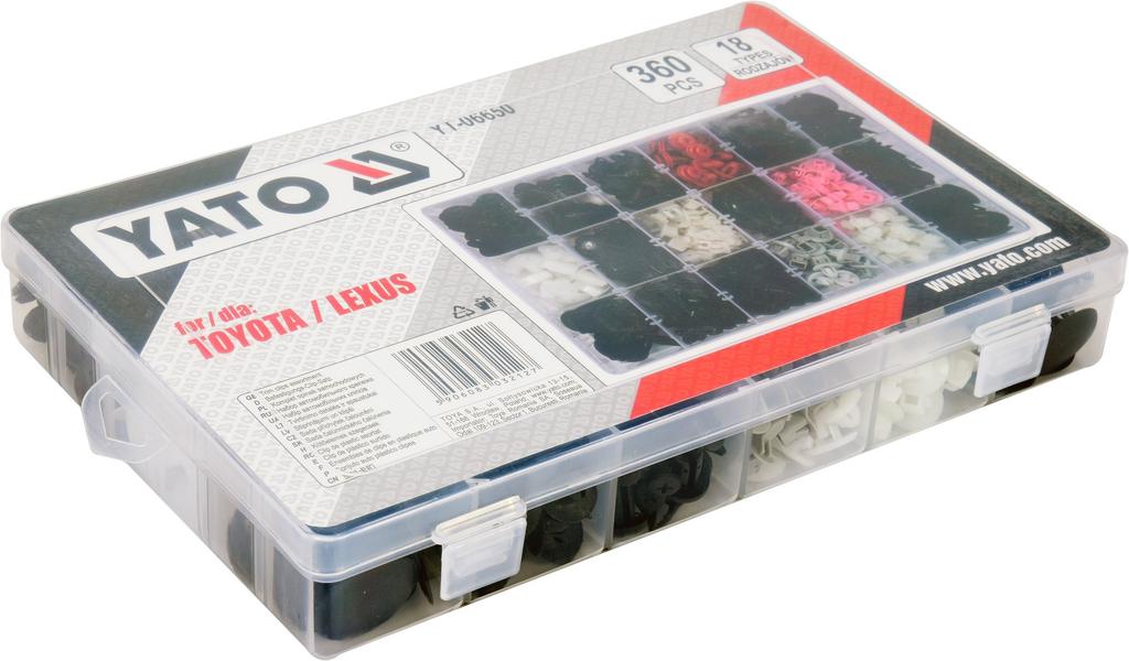 TOYOTA/LEXUS CAR CLIPS SET 360 PCS - YT-06650
