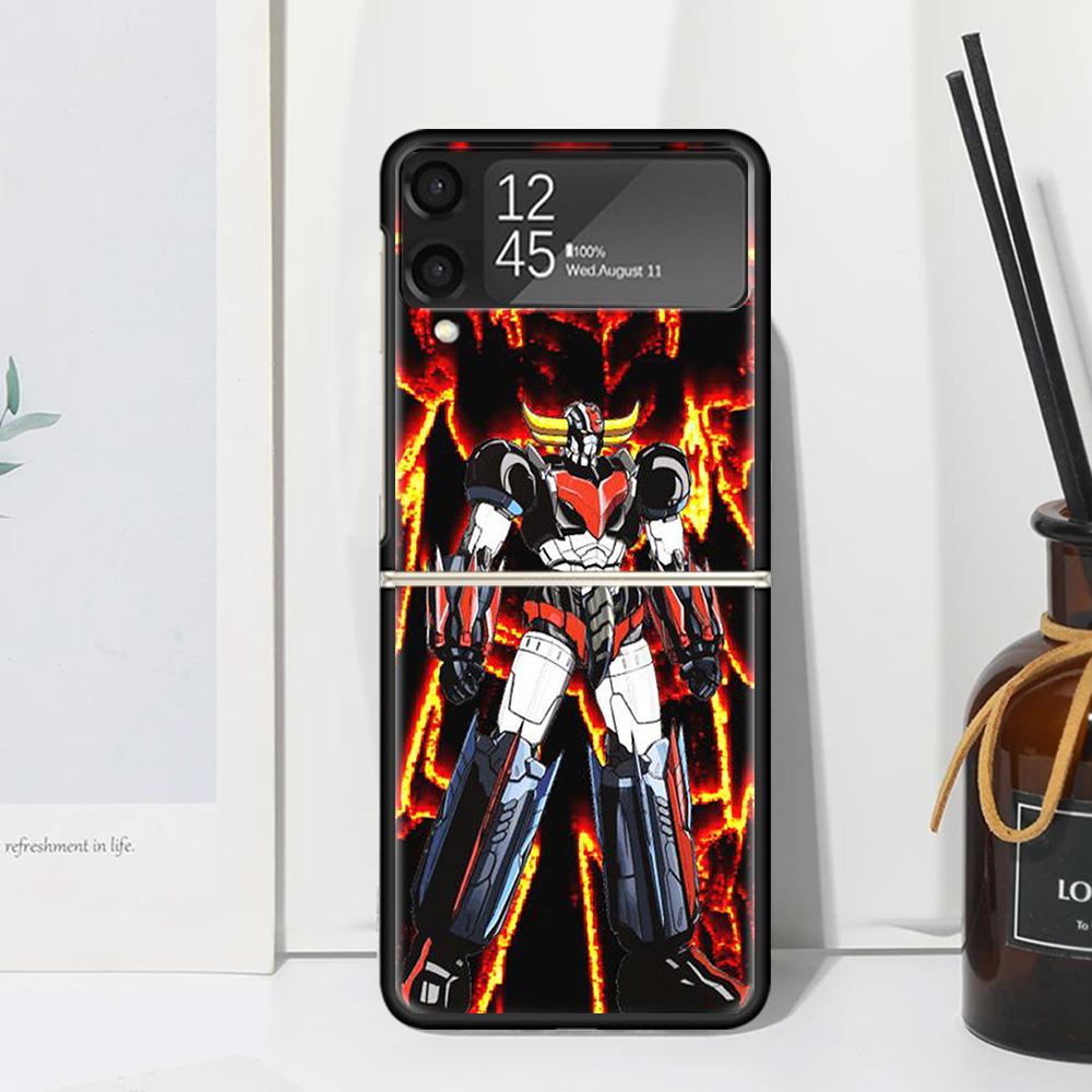 Чехол для телефона M-Mazinger Z Anime для Samsung Galaxy Z Flip 7 Flip7 Zflip 6 Flip6 5 Flip5 4 Flip4 3 Flip3 5G Fundas Черная крышка Gala