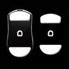 Esportstiger Ice Mouse Skates Stickers Mouse Feet Pad Round Glides Curveds Edges for ATK X1 Mouse