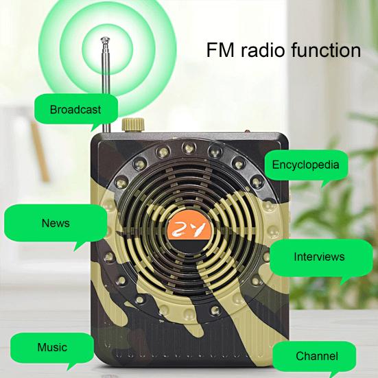 1 Беспроводной громкоговоритель Пульт дистанционного управления Покрытие 1000 метров Беспроводное Bluetooth-совместимое соединение Воспроизведение с USB/TF Дисплей Усилитель высокой точности Мегафон