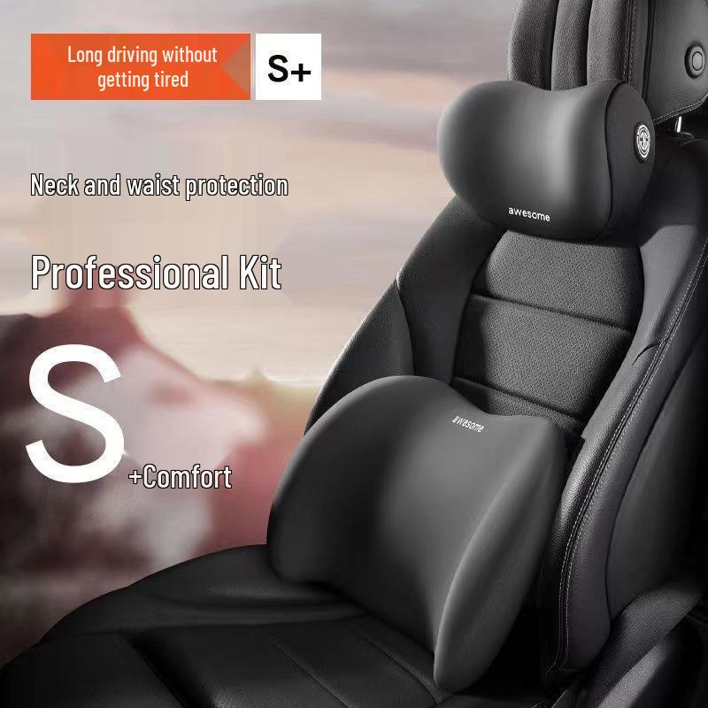 Подголовник и поясничная поддержка для автомобиля: Подушка для защиты плеч с эффектом памяти