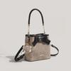 Vintage Bowknot Bucket Bag Niche Stylish Versatile Shoulder Crossbody Purse