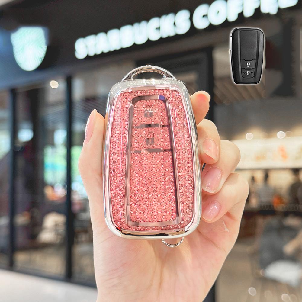 New Fashion for Toyota Prius 20 RAV4 Camry 70 CHR C-HR Corolla 2018 2019 2020 2 3 Button Remote Car Key Case Cover Fob Keychain