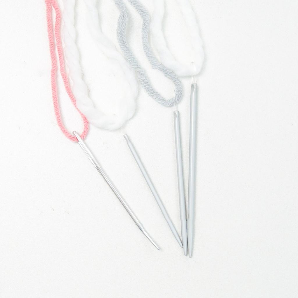 20PCS Sewing Needle Kits for Crochet Project Tapestry Needle Yarn Needle Stainless Steel Wool Needle & Needle Threader