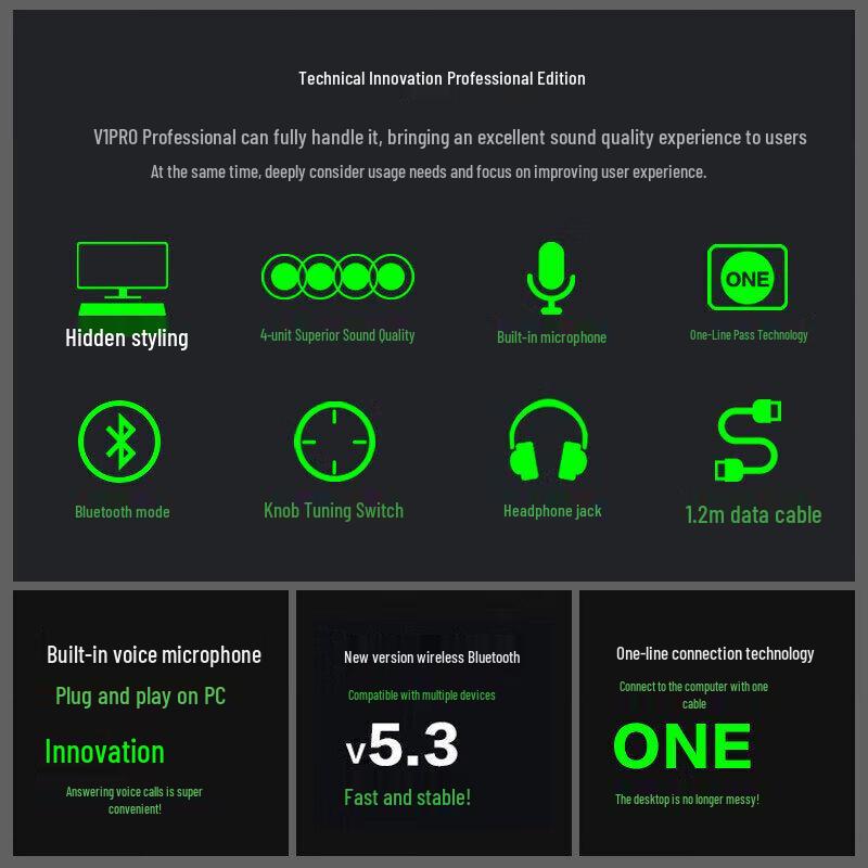 Newman V1 PRO Bluetooth Gaming Computer Speaker