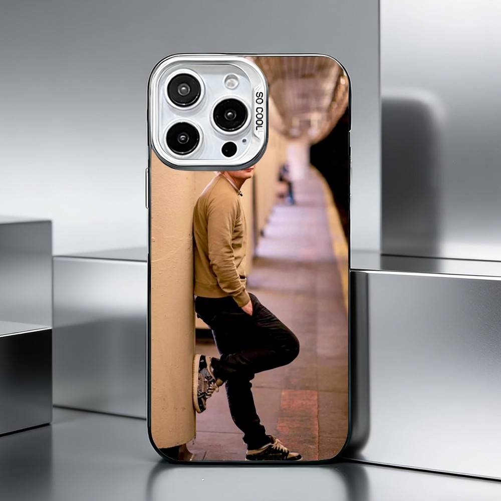 S-Певец E-Эд Ширан Чехол для телефона для iPhone 17,16,15,14,13,12,11 Plus,Pro Max,XS,Цветной серебристый чехол для телефона