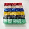 16 Mm 10 Pcs/set 6 Sided Pearl Pattern Blank Dice Funny Puzzle DIY Game
