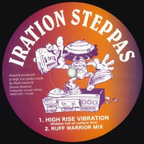 12-дюймовая пластинка IRATION STEPPAS - High Rise Vibration DBQK1207 Dubquake Record 2021 UK Reggae, Ska & Dub