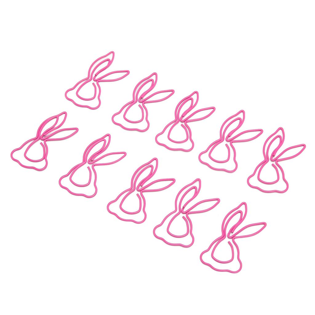 100 шт. детские скрепки в стиле кролика, прочные металлические, изысканные, широко используемые, милые скрепки для бумаги для Wo