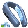 TWhours Neck Fan with Cooling Plate [New for Summer 2025, 3-level Airflow & Cooling Adjustment, Extra-long Cooling Plate] Instant Cooling Neck
