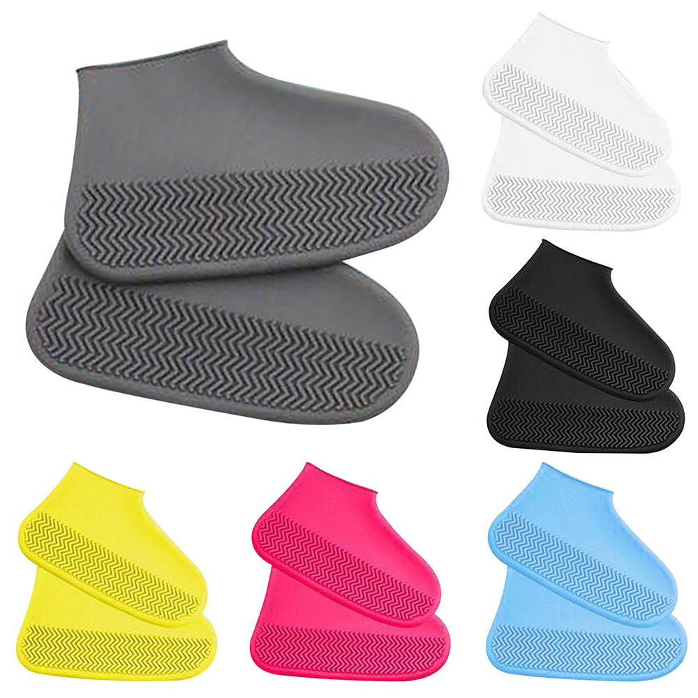 Silicone Waterproof Shoe Covers for Adults and Children S/M/L Waterproof Rain Boot Covers Outdoor Camping Non-slip Rubber Rain Boot Covers