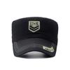 Men Cotton Military Caps Hat Outdoor Embroidered Army Flat Hat Camouflage Hat Beret Captain Trucker Cap Snapback Baseball Cap