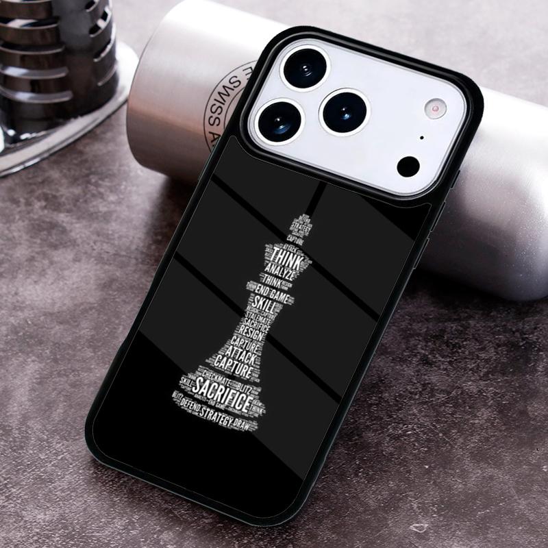 Шахматный Король Настольная Игра Битва Чехол для Телефона Для iPhone 17 16 15 14 13 12 11 Pro Max Plus 17Air Мягкий Силиконовый Чехол