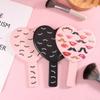 Eyelash Pattern Portable Small Mirror Creative Square Mirrors New Handheld Makeup Mirror