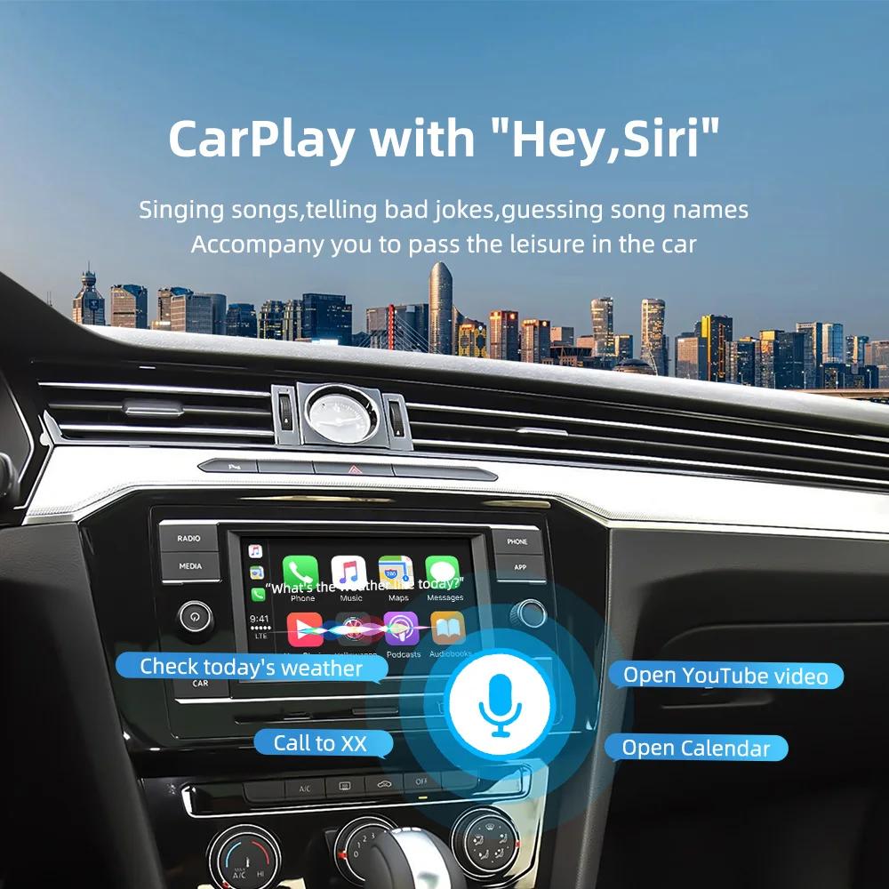 CARABC Беспроводной Carplay Android Auto Mirror Link для VW Volkswagen Skoda Octavia A5 Golf 7 Polo Passat B8 С системой MIB MIB2