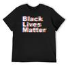 Футболка Black Lives Matter винтажная футболка в стиле аниме графические футболки оверсайз мужская дизайнерская одежда