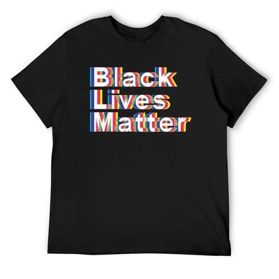 Футболка Black Lives Matter винтажная футболка в стиле аниме графические футболки оверсайз мужская дизайнерская одежда