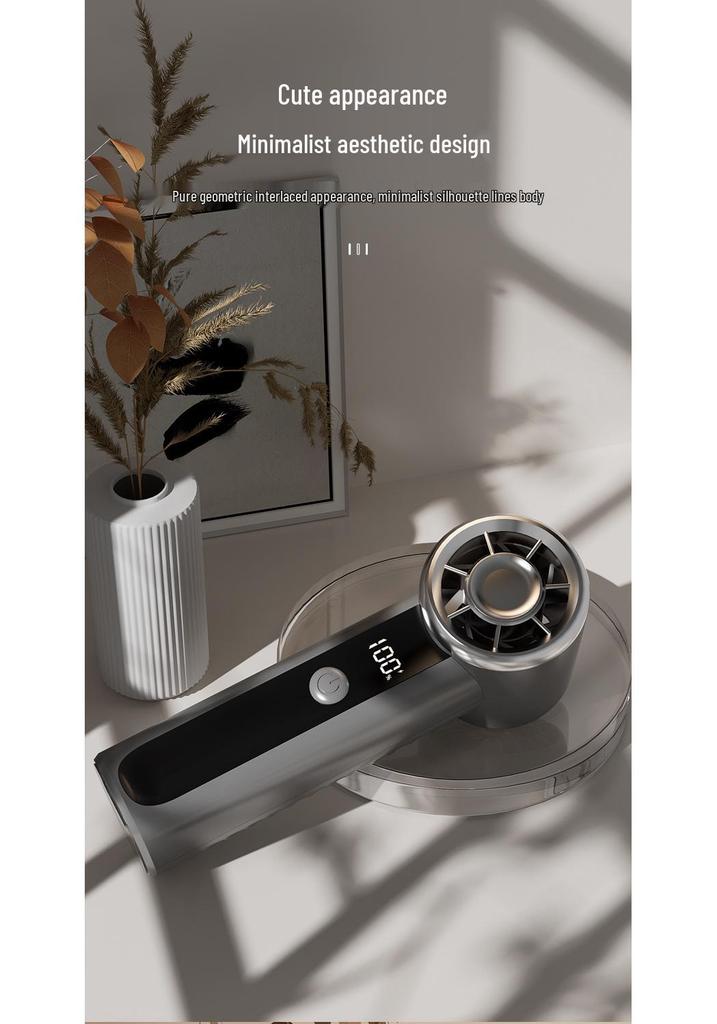 High-Speed LED Display Portable Mini Fan for Camping