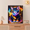Frame Diy Painting By Numbers For Adults Kits Colorful Cat Handmade Animals Starter Kit For Home Decors 40x50cm