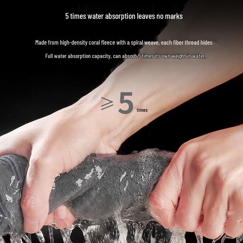Полотенца из микрофибры и замши Ulehui для чистки автомобиля