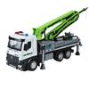 1/18 Alloy Car Cement Pump Model, Pressure Cast Metal Concrete Conveyor, Truck, Cement Transportation, Engineering Vehicle, Children's Toy Model