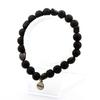 Egyptian Hypersthene Bracelet + 8 Mm Lava Beads
