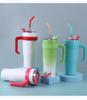40oz Mug Tumbler With Handle Insulated Bottles With Lids Straw Stainless Steel Coffee Tumbler Termos Cup for Travel Thermal Mug
