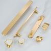 New Chinese Solid Brass Long Handle of Furniture Creative Closet Wardrobe Drawer Knobs Kitchen Cabinet Door Handles Hardware