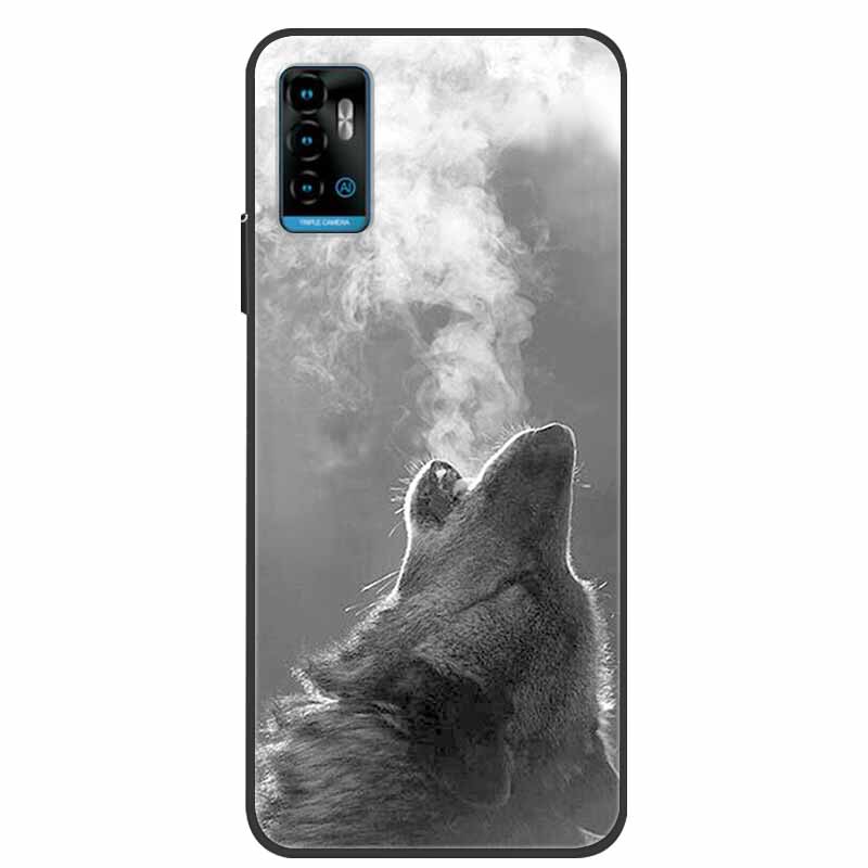Чехол для ZTE Blade A71 Ударопрочный Мягкий силикон ТПУ Задняя крышка Для ZTE BladeA71 Чехлы для телефона Для ZTE Blade A 71 2021 Милый мультяшный