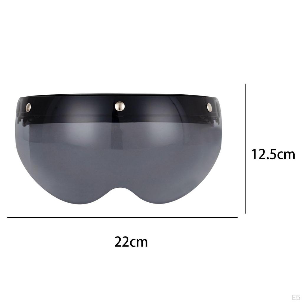 Helmet Visor Face Shield Accessory,Protective 3 Snap Simple Installation Repair Parts Flip up