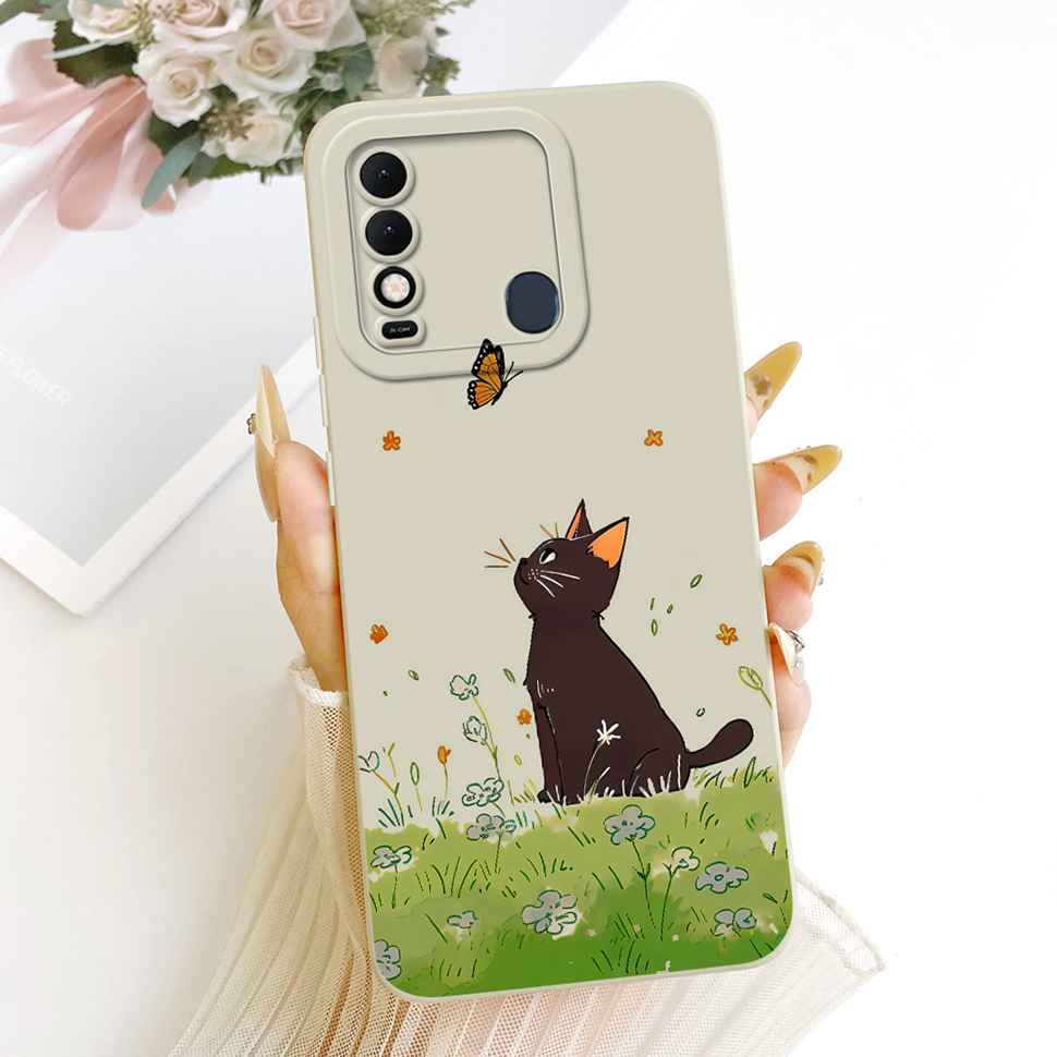6.52" Для Tecno Spark 8 KG6 KG6k Силиконовый Чехол Ударопрочный Мягкий Чехол для Телефона Для Tecno Spark8 Spark 8 Защитный Корпус